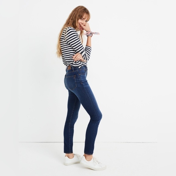 Madewell Roadtripper High Rise Skinny Jeans in Jansen Wash 28 - Picture 1 of 16